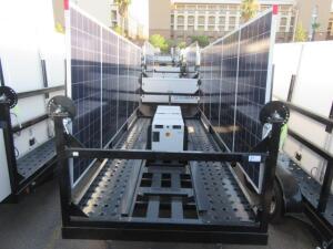 2016 Mobile Solar Generator From DC Solar Consists of: 2 x 48v Batteries 10 Solar Panels VIN:4HXSC1722HC189757 Trailer Year: 2016 Location: 8755 Las Vegas Blvd South Las Vegas Nevada 89123 Please allow 8 Weeks for Title Delivery Tag Number: 11214
