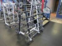 Atlantis Rack with 16 EZ Bar Hampton starting at 20lbs upto 95lbs