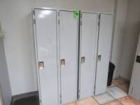 (2) Two Door Full Length Lockers