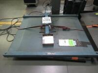 GENERAL DRUM PRO 5,000 POUND CAPACITY PLATFORM FREIGHT SACALE WITH GSE 350 DIGITAL READ OUT