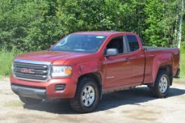 GMC (2016) CANYON EXTENDED CAB FOUR DOOR PICKUP TRUCK WITH 3.6LITER V6 GAS ENGINE, AUTO