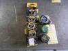 LOT OF TAPE MEASURES: (5) 7 x 12' & 1 x 25' (new) & (3) used