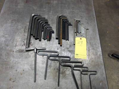 LOT OF ALLEN WRENCHES, assorted