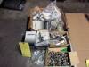 LOT CONSISTING OF: cabinet handles w/locks & adj. legs for shelving