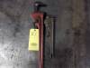 LOT OF PIPE WRENCHES (2): No. 24 & No. 14