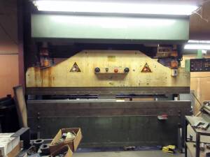 PRESSBRAKE, DI-ACRO HYDRA-POWER 55 T. CAP. X 10' MDL. 55-10, Hurco Autobend 4 backgauge control, S/N 6550780141