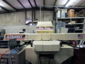 CNC TURRET PUNCH PRESS, STRIPPIT FABRICENTER MDL. FC1250S, G.E. Series OP CNC control w/Dell computer, S/N 1136072993