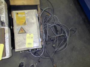 CONTROL BOX (original before upgrade), w/cables (for Amada Mdl. RG pressbrake)