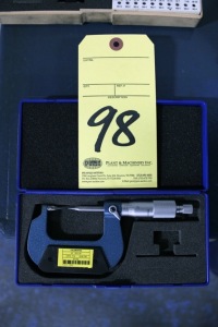 THREAD PITCH O.D. MICROMETER, 0 to 1"