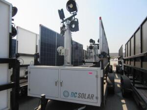 2014 SCT 20 Light Tower - Mobile Solar Generator From DC Solar Consists of: 2 SMA Converters Midnight Classic controller 2 x 48v Batteries and 2 LED L