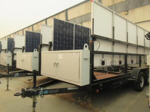 2014 SCT 20 Mobile Solar Generator - Mobile Solar Generator From DC Solar Consists of: 2 SMA Converters Midnight Classic controller 2 x 48v Batteries 