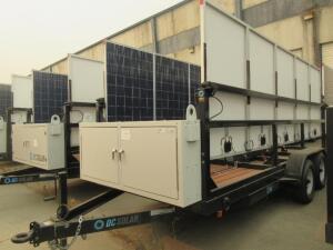 2014 SCT 20 Mobile Solar Generator - Mobile Solar Generator From DC Solar Consists of: 2 SMA Converters Midnight Classic controller 2 x 48v Batteries 