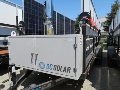 2015 SCT 20 Hybrid Light Tower Mobile Solar Generator - Mobile Solar Generator From DC Solar Consists of: Generator 2 SMA Converters Midnight Classic