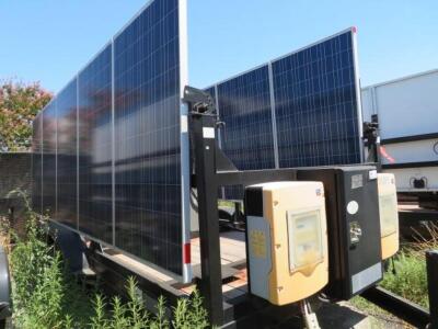 2011 SCT 20 Mobile Solar Generator - Mobile Solar Generator From DC Solar Consists of: 2 SMA Converters Midnight Classic controller 2 x 48v Batteries