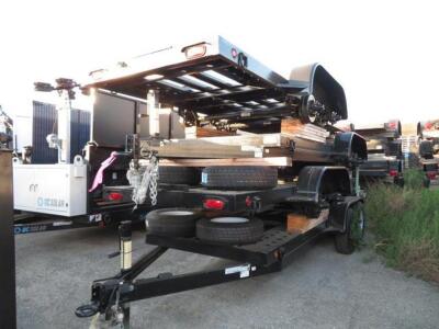 (4) 2016 CARSON 6' X 17' HEAVY DUTY CAR HAULER WITH STEEL BED from DC SOLAR VIN: 4HXSC1725HC188876, 4HXSC1726HC188837, 4HXSC1729HC188864, 4HXSC1729HC1