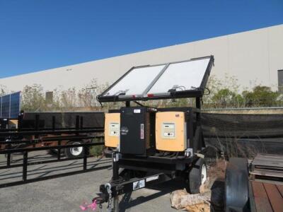 2012 Mobile Solar Generator Mini Trailer - Mobile Solar Generator From DC Solar Consists of: 2 SMA Converters Midnight Classic controller 2 BATTERIES