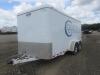 2018 CM TRAILERS Model CMC5240-1600270 16' Enclosed Trailer ; VIN: 49TCB1624J1025747; with Asst'd truck parts, Filters, neapco, headlamps, headlamp ri