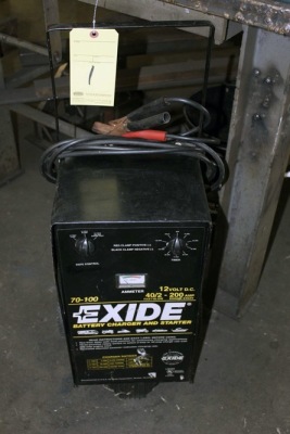 BATTERY CHARGER, EXIDE, 12 v., 2-200 amp