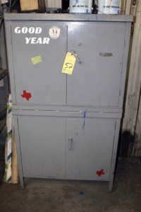 STORAGE CABINET, w/contents