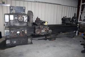 ENGINE LATHE, NILES 32" X 108", 32” dia. 4-jaw chuck, steadyrest, S/N 175000812