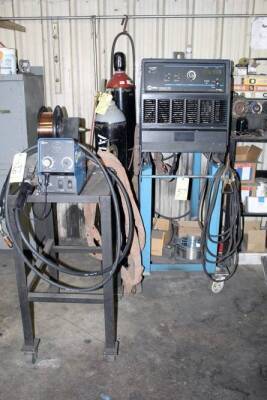 WELDING MACHINE, MILLER MDL. DELTAWELD 452, 450 amps @ 100% duty cycle, S/N LC251061, Miller 70 Series wire feeder, S/N LC221181