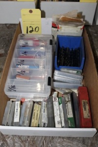 LOT CONSISTING OF: drill bits & taps