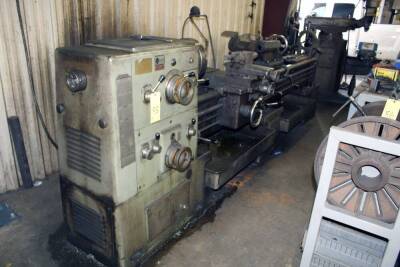 ENGINE LATHE, SUMMIT 20" X 108" MDL. BRL-250, steadyrest, Trav-A-Dial, spds: 20-960 RPM (in two ranges), inch/metric thdng., S/N 155