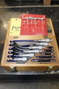 LOT OF O.D. & I.D. MICROMETERS: NSK & Mitutoyo, 0 to 6"