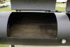 BAR-B-QUE SMOKER, CUSTOM BUILT 2-CHAMBER, H.D. steel construction, 8’L. x 32” dia., dbl. insulated fire box - 3