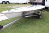 SAILBOAT, LASER APPROX. 16’L., w/trailer - 2