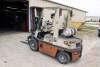 FORKLIFT, NISSAN 5,000 LB. CAP. MDL. KFH02A25V, LP pwrd., 3-stage mast, 187" lift height, side shift, cushion tires - 2