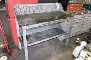 LOT OF SHOP WORKBENCHES (6)