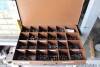 LOT OF ORGANIZER CASES, w/contents of stainless hardware, roll pins, woodruff keys, etc. - 2