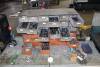 LOT OF BENCH TOP CABINETS, w/assorted drill bits - 2