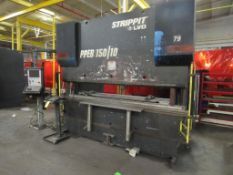 Strippit LVD 150 Ton Hydraulic Press Brake Model 150BH10 CAD-CNC, S/N 25371 (1998), 120 in. Overall,