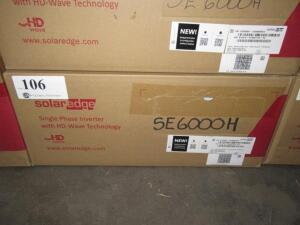 SOLAREDGE SE6000H-US000BNU4 SINGLE PHASE INVERTER 6.0 KW HD WAVE 1PH GRID TIED (NEW)