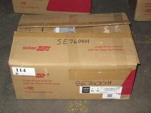SOLAREDGE SE7600H-US000BNU4 SINGLE PHASE INVERTER 7.6 KW HD WAVE (OPEN BOX)