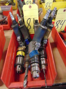 LOT OF PNEUMATIC DRILLS (5), assorted