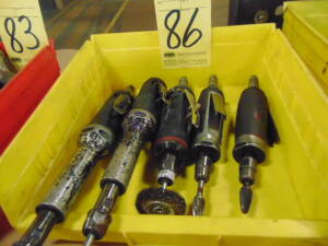 LOT OF PNEUMATIC DIE GRINDERS (5)