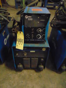 INVERTER MIG WELDER, MILLER MDL. INVISION 456P, 60 Series wire feeder, S/N KJ219900