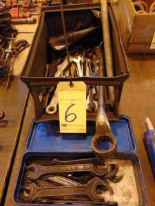 LOT OF WRENCHES, assorted (in two boxes