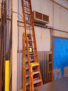 LOT OF LADDERS (3), assorted