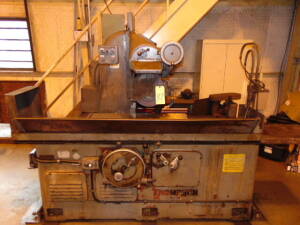 HYDRAULIC SURFACE GRINDER, THOMPSON 10” X 48” MDL. 3B, incremental downfeed, 10” x 36” electromagnetic chuck & control, S/N 565713