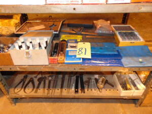 LOT OF INSPECTION PIECES, assorted (on two shelves)