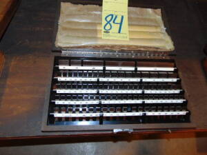 GAUGE BLOCK SET, STARRETT, Grade 2