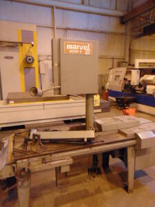 TILT FRAME VERTICAL BANDSAW, MARVEL SERIES 8 MARK I, S/N 820075 (out of service)