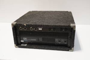 QSC RMX1850HD Amp and 2 Channel XLR Input 1/4'' NL4 Output Amp Rack