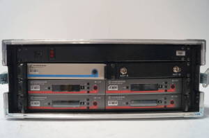 Sennheiser G3 EM100 4ch RF Receiver Rack with 4x Sennheiser G3 EM100 Wireless Receivers + Furman