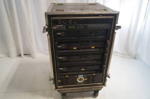 XLD/SUB Amp Rack (Contains EV DX38 X-Over QSC MX1500a, (2) QSC EX 4000, QSC MX3000a, 120/240v 20A AC/NL8 Panel)