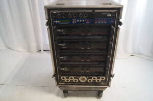 SUB Amp Rack (Contains XTA DP224, (4) QSC EX 4000, 120/240V 20A AC/NL8 Panel)